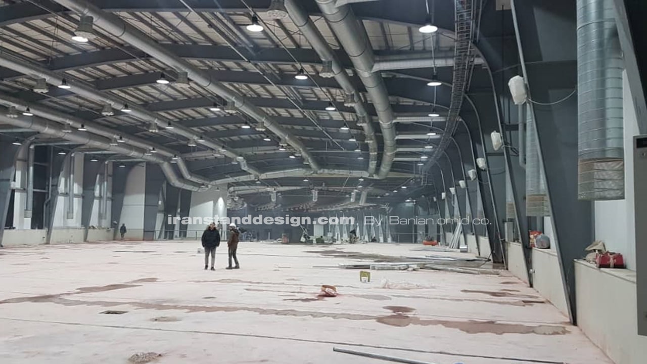 Hall 5 Construction in Tehran Permanent Fairground