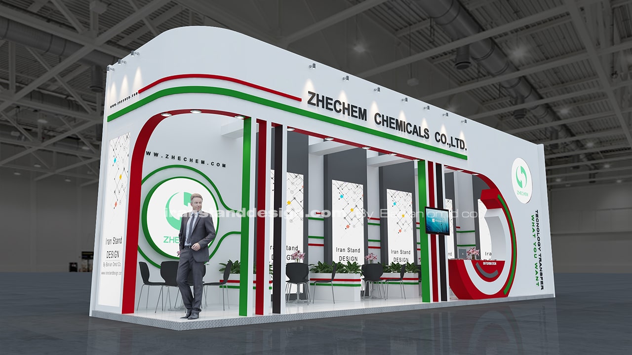 Zhechem Exhibition Booth Iran Coating Show